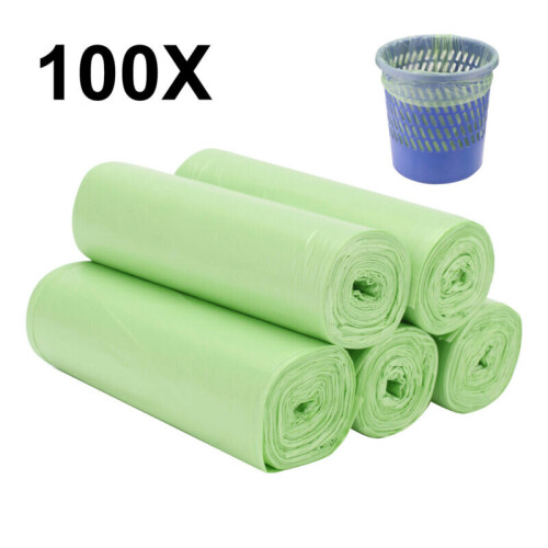 15 Liter x100 Biodegradable Trash Bags Food Garbage Caddy Bin Liners