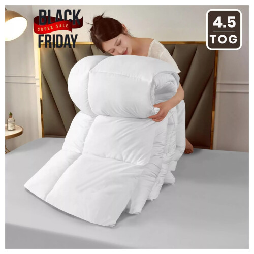 (4.5 Tog, King) Hotel Quality Duvet Tog Quilt Single Double King