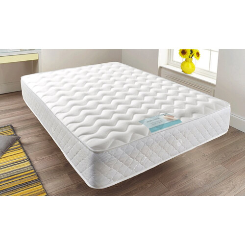(4FT Small Double) Luxury Modern Cool Blue Memory Foam Mattress 6"