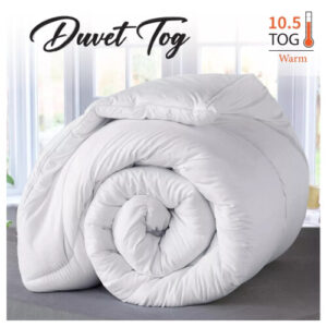 ( Double (200cm x 200cm)) Down Duvets & Quilts 10.5 Tog Soft Anti-Allergy Fluffy Breathable Lightwieght Comfortable Luxury Sleep Hotel Quality Duvet Single Double King Sizes