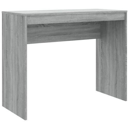 (grey sonoma) vidaXL Desk Computer Table Workstation Writing Working Desk Engineered Wood
