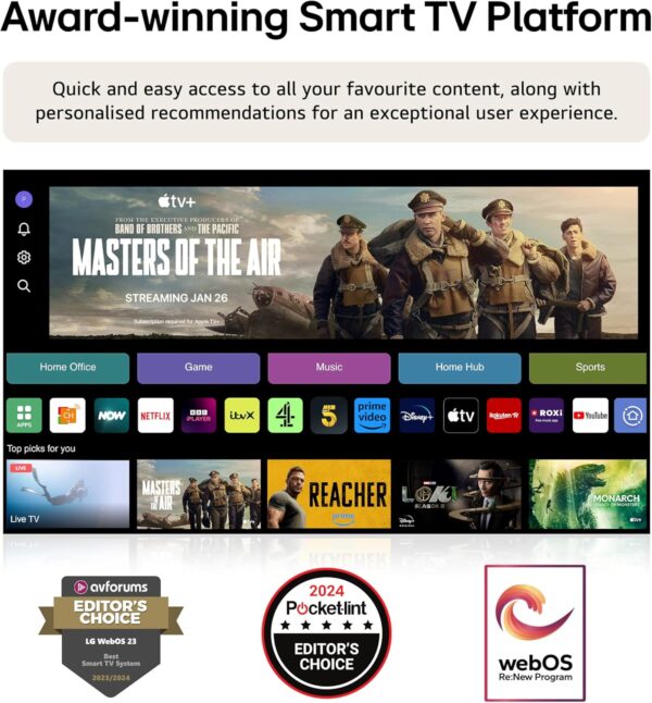 LG OLED42C44LA 42inch C4 OLED evo 4K Smart TV - Image 4